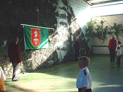 Fahne Amt Schwarzenbek-Land - 775-Jahrfeier in Möhnsen