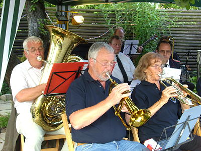 50 Geburtstag von Andreas - Gerd spielt Tuba
