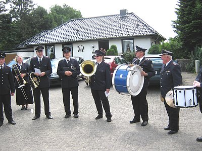 Schützenfest 2011 in Gülzow - beim alten König