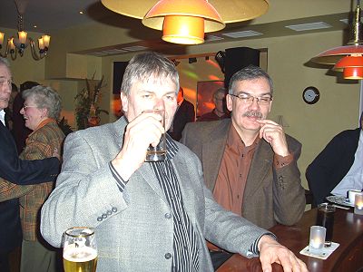 Jahresfeier 2009 - Thomas und Hermann 