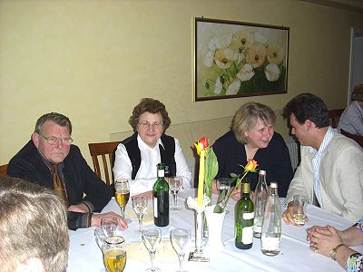 Jahresfeier 2009 - Heini, Waltraut, Brigitte und Alex 