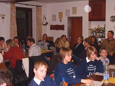 Auf der Jahreshauptversammlung des Jugendblasochesters Sachsenwald 2008