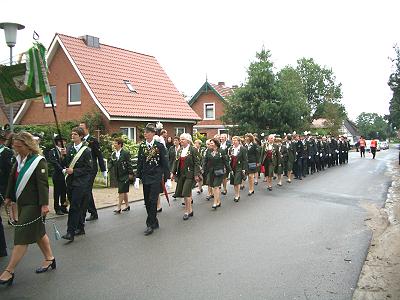 Königsabholung 2007 in Möhnsen