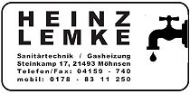 Heinz Lemke Sanitärtechnik
                                                                                                                        - Kittzlitz