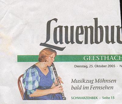 Lauenburgische Landeszeitung berichtet auf Titelseite