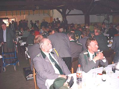 Schützenfest 2005 in Schwarzenbek - Gäste in der Festhalle
