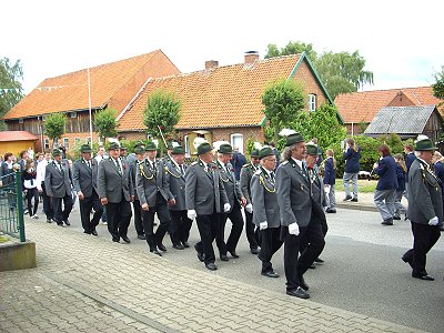Schützenfest 2009 in Müssen mit dem Jugendblasorchester Sachsenwald