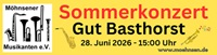 Sommerkonzert 28.06.2026 auf Gut Basthorst mit den M&ouml;hnsener Musikanten