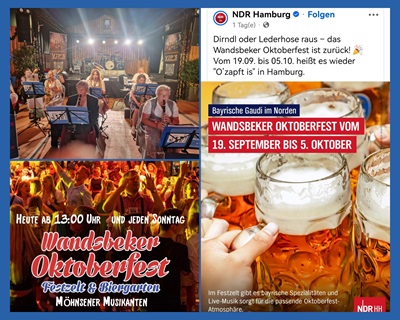 Oktoberfest in Büchen mit den Möhnsener Musikanten